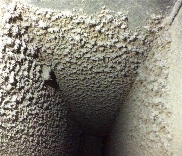 air duct with dust